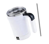 Pocoiau Tasse à mélanger automatique à température contrôlée avec transducteur de chaleur intégré et alimentation rechargeable pour café, thé isolé avec charge