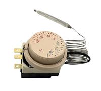 Pocoiau Thermostat capillaire polyvalent de 30 °C à + 30 °C - Bouton de contrôle de température industrielle - Bouton de gestion de la température - Composant de réfrigérateur