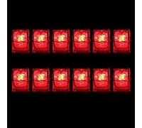 Pocoiau Veilleuse LED à piles avec capteur de liquide, cube lumineux LED pour vin, fête de mariage qui change de couleur, clignotant pour boissons, cube clignotant pour rechargeable pour la couleur