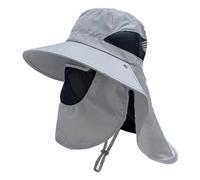 Pocoiau Weitbrims - Seau de camping - Chapeau de soleil amovible - Pour la pêche, les randonnées, les jardins de camping - Respirant - Large bord