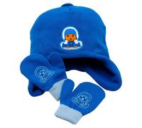CYPBRANDS Pocoyo Ensemble Bonnet et Gants d'accessoire d'hiver, Bleu, Estandar Mixte Enfant