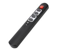POCREATION Télécommande universelle d'apprentissage infrarouge programmable avec gros boutons 6 touches pour TV, STB, DVD, HiFi, magnétoscope