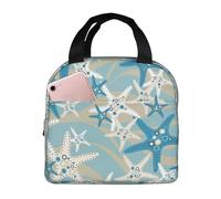 POCUK Beau sac à déjeuner isotherme portable en forme d'étoile de mer réutilisable pour pique-nique, travail