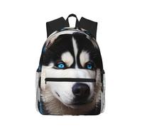 POCUK Blue Eyed Husky Sac à dos décontracté classique