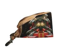 POCUK Bonnet de Noël Golden Retriever confortable pour le nettoyage de la cuisine, la restauration, la cuisine, la cuisine, la cuisine, la cuisine, la cuisine, la cuisine, Noir , taille unique