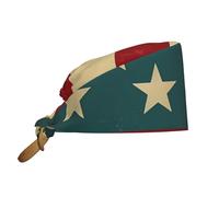 POCUK Casquette de cuisine vintage drapeau américain 4 juillet USA confortable nettoyage travail cuisine traiteur chef cuisine bonnet sangle réglable noir, Noir , taille unique