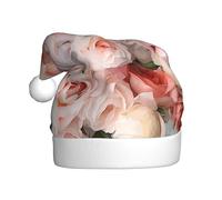 POCUK Chapeau de Noël doux couleur pâle délavé mélange de roses pour adultes fournitures de fête classique pour le Nouvel An fête de vacances