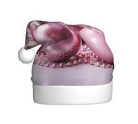 POCUK Chapeaux de Noël roses pour adultes - Fournitures classiques pour le Nouvel An et les fêtes de fin d'année