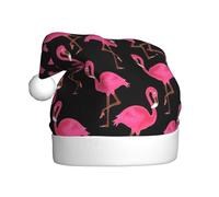 POCUK Joli chapeau de Noël flamants roses pour adultes fournitures de fête classique pour le Nouvel An