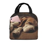 POCUK Sac à déjeuner isotherme portable pour chien endormi - Sac de pique-nique réutilisable