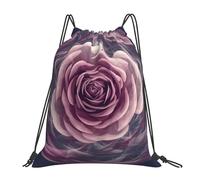 POCUK Sac à dos avec cordon de serrage et fleurs en forme de sphère - Simple et décontracté - Pour voyage, plage, école