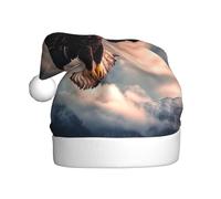POCUK The Eagle Flies Bravely In The Sky Chapeau de Noël pour adulte Fournitures de fête classique pour le Nouvel An