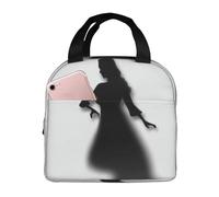 POCUK The Shadow of Woman Sac à déjeuner isotherme portable réutilisable pour pique-nique