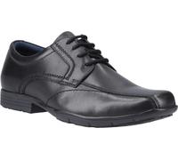 POD - Chaussures Oxford pour garçons "Angus", cuir FS11315 (37 EU) (Noir)
