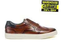 Pod Dobbs Hommes Classiques Décontractés Designer Cuir Mode Brogues Tan