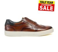 Pod Chaussures Brogues Hommes Classiques Décontractés Designer Cuir Tan
