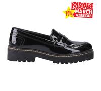 Pod Femmes Kenny Mocassins En Cuir Verni Noirs