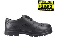 Pod Fiona Femmes Classique Décontracté Cuir Robe Mode Brogue Noir