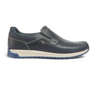 Pod Sean Casual En Cuir Confort Mode Chaussures Bateau Slip On Navy