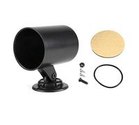 Pod Universel Noir de Tableau de Bord Pivotant à Jauge Unique, Support de Compteur de Voiture 2 "52mm Support de Jauge Unique de Camion de Voiture Support de Tasse de Support de Gobelet Chaud