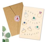 Podagree Cadeaux de mariage pour couples 2026 - Carte de mariage amusante pour la mariée et le marié, cadeaux de nouveaux mariés pour couple - Cadeau significatif de la part d'un ami et de la famille