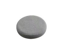 PODAY Housse de Tabouret de Bar Ronde, Housse de Tabouret Ronde à Haute élasticité, Housse de siège de Tabouret Anti-Rides et Anti-poussière, Housse de Tabouret Lavable 25-30cm LightGray