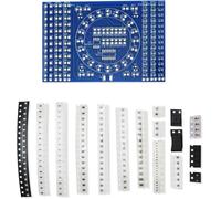 Podazz Kit de Soudure SMD DIY, Carte d’Entraînement SMT avec Chenillard LED Rotatif, Carte de Pratique Électronique pour Débutants, Étudiants, STEM, Sans Programmation