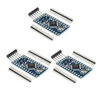 Podazz Pro Mini Atmega328P Lot de 3 cartes de développement 5 V/16 MHz, compatibles avec Arduino Pro Mini