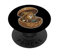 Podcast animé par Mic Check Nutty DJ Animal Radio PopSockets PopGrip Adhésif