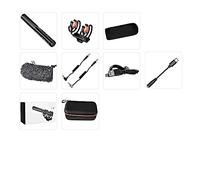 Podcast Kit Complet, Microphone fusil de chasse, microphone Super cardioïde professionnel CVM-VM20 avec support antichoc, microphone caméra for enregistrement vidéo(With USB-C)