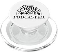 Podcaster Stay at Home adapté aux Enfants, Hommes et Femmes. PopSockets PopGrip pour MagSafe