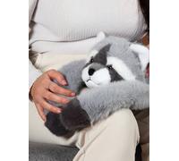 Histoire d'Ours Peluche lestée PODCOLL Raton laveur gris 50 cm