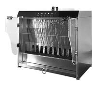 PODEC Cabine De Peinture À Rideau d'eau, Cabine De Peinture Aérographe Portable avec Double Filtration, 3 Lampes LED Et Commandes Tactiles, Débit De 2200 L/h Et Aspiration d'air Max. De 1480 M³/h