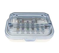 PODEC Outil Prothétique Coloré, Kit Prothétique D'implant Universel 16 Pièces avec Clé Dynamométrique Et 16 Tournevis, pour Une Utilisation Manuelle par Un Dentiste Dentaire