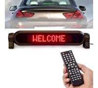 PODEC Panneau Lumineux De Lunette Arrière D'automobile, Panneau De Message Défilant De Voiture, Panneau LED Flexible Programmable, Soulage La Congestion, Meilleur Cadeau pour Hommes Et Femmes