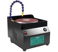 PODEC Ponceuse À Eau D'établi 120 W, Affûteuse De Couteaux pour Une Utilisation À Sec Ou À l'eau, 7 Vitesses Réglables Et Vitesse Maximale De 3 350 TR/Min, Marche Avant Et Arrière pour Le Métal