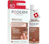 Poderm 5 en 1 Sérum Activ Kératine | Soin Préventif pour Renforcer les Ongles Fragiles - 6 ML | Anti-Casse & Renforce la Structure | Durcisseur 100% Naturel | Développé par un Podologue en Suisse