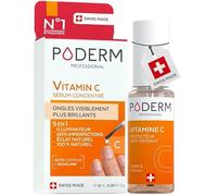 Poderm 5 en 1 Sérum Booster Ongles - Vitamine C | Soin Illuminateur & Antioxydant pour Ongles Ternes - 6 ML | Nourrit, Renforce et Protège L’ongle | 100% Naturel - Développé par un Podologue en Suisse