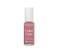 PODERM Vernis Soin au Tea Tree - Bois de Rose | Swiss Lab - 8ML | Enrichis en Tea Tree, Silicium & Biotine | Purifie, Clarifie & Nourrit les Ongles Jaunes et Abîmés | Créé par une Podologue