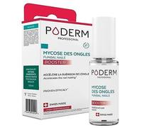 PODERM - MYCOSE ONGLES BOOSTER DE TRAITEMENT pour mycose difficile à traiter | Divise par 2 la durée du Traitement | Soin professionnel pied/main | Facile & rapide | Swiss Made incolore