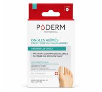 Poderm Capuchons gel au tea tree ongles abîmés mycoses/traumatismes - Taille M Bandage(S) 2 pc(s)