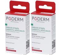 PODERM Huile sérum nourissante pour les ongles Concentré 2x8 ml