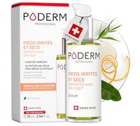 PODERM Sérum Mycose Pieds Athlète au Tea Tree | Répare et Apaise les Irritations, les Démangeaisons et la Desquamation | Post-Mycose, Psoriasis, Eczéma | Soin des Pieds | Fabriqué en Suisse.