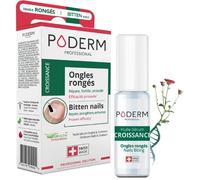 PODERM - Sérum Ongles Rongés - Répare, Fortifie & Embellit - Formule 100% Naturelle & Vegan - Swiss Made - Flacon 8ml