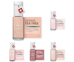 PODERM Vernis Mycose à Ongles Nude Essentials Bundle - Swiss Made | Antifongique au Tea Tree, Silicium & Biotine | Renforce, Répare & Camoufle les Ongles Jaunes et Abîmés | Créé par une Podologue