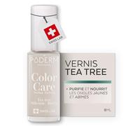 PODERM Vernis Mycose à Ongles - Swiss Made | Couleur Laiteuse - 8ML | Antifongique au Tea Tree, Silicium & Biotine | Renforce, Répare & Camoufle les Ongles Jaunes et Abîmés | Créé par une Podologue