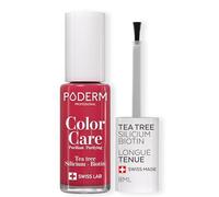 Poderm Color Care Esmalte Uñas Rojo Rosa 8ml