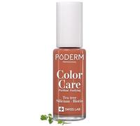 PODERM Vernis Mycose à Ongles - Swiss Made | Couleur Terracotta - 8ML | Antifongique au Tea Tree, Silicium & Biotine | Renforce, Répare & Camoufle les Ongles Jaunes et Abîmés | Créé par une Podologue
