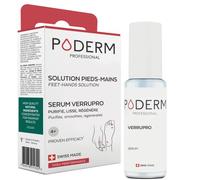 PODERM - VERRUPRO SOLUTION PIEDS-MAINS - Soin INDOLORE - Huile Sérum/Ingrédients 100% Naturels - Soin professionnel - Facile & Rapide - Swiss Made