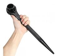 Podger Spanner liquet Podger, Clés à érection en acier Échafaudage Outils de ouille à cliquet pour réparation de voiture, menuiserie (24-30 mm)